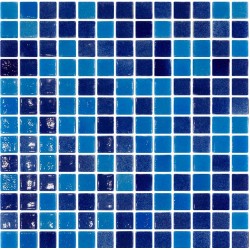Revestimiento Vitreo Mix Azules