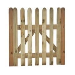 Puerta valla madera de pino