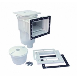 Skimmer Con Boca Standard 17,5 L Tapa Cuadrada Piscina Con Liner Y Prefabricada