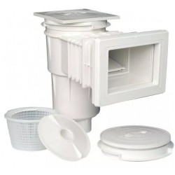 Skimmer Con Boca Standard, Alargo Y Embellecedor Con Tapa Cuadrada