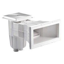 Skimmer Boca Ampliación 17,5 L Tapa Cuadrada Piscina Liner Y Prefabricada