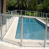 Valla de Seguridad para Piscina, en Metacrilato transaparente